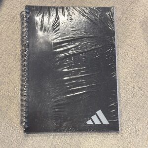 Adidas Black Spiral Notebook with Logo